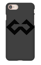 Cereal_Wars iPhone Phone Case (Black Out Logo)