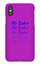 Mr Ender Faded iPhone Cases