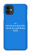 Coffee and Buckets iPhone Phone Case