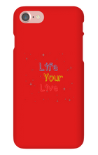 Funda para iPhone "Life your live"