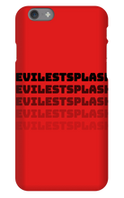 evilestsplash iPhone Phone Cases