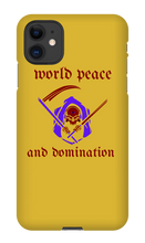 World Domination iPhone Phone Cases