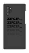 Z3FG1R_ Black Text Samsung Cases