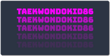 taekwondokid86 XXL Gaming Mousepad