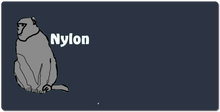 Nylon Monkey text XXL Gaming Mousepad