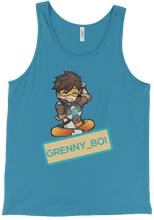 tracer with text Tank Top