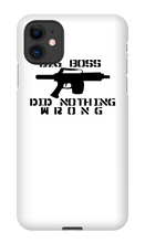 Big Boss Did Nothing Wrong iPhone Phone Case