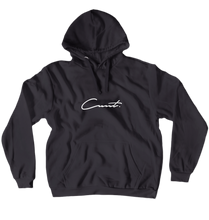 C*nt Hoodie white logo.
