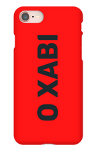 O Xabi iPhone Phone Cases - Logo OXabi Black