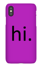 hi. Phone Case (iPhone)