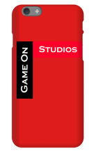 Game On Studios Red Black iPhone Cases
