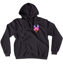 Small fade logo hoodie