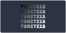 tbritz13 XXL Gaming Mousepad