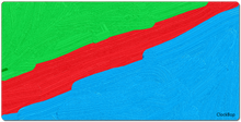 ClockBop Red Green Blue XXL Gaming Mousepad