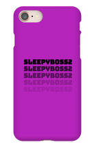 sleepyboss2 iPhone Phone Cases