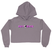 Women's Bio Forever Cropped Hoodie - Pink on Black