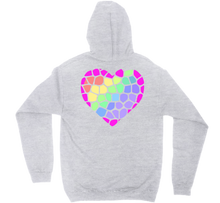 Rainbow Heart Hoodies Back Print
