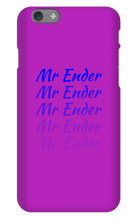Mr Ender Faded iPhone Cases