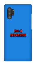 Funda de celular para Samsung con frase roja