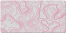 Pink Topographic XXL Gaming Mousepad