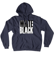 White and black birote hoddie