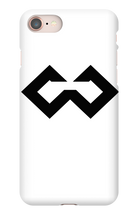 Cereal_Wars iPhone Phone Case (Black Out Logo)