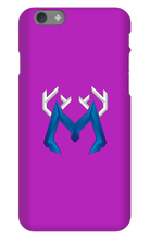 Blue logo iPhone Phone Cases