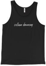 colleendauncey tank top - white logo