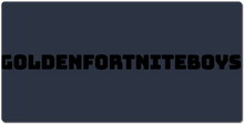 goldenfortniteboys XXL Gaming Mousepad