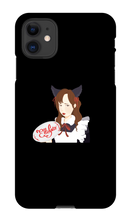 Disappointed Maidgato iPhone Phone Cases