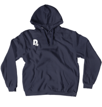white logo hoodie