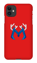 Blue logo iPhone Phone Cases