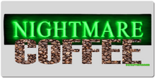 Nightmare Coffee House XXL Gaming Mousepad
