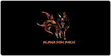 Alpha Fox Pack (Dark/Orange) XXL Gaming Mousepad
