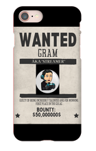 wanted_gram04 iPhone Phone Cases