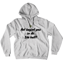 Hoodie: Het begint pas in de 2de helft