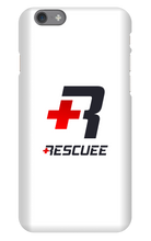 RESCUEE iPhone Case Black and Red Logo
