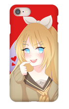 miko_ribbit iPhone Phone Cases (art by dellelone)