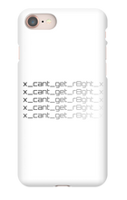 x_cant_get_r8ght_x iPhone Phone Cases