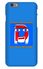 Fuzzee Tutorials Logo w/ Text iPhone Cases