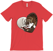 Playera de corazón de la trifuerza Miaou