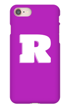 Ryan Syed iPhone Case White Logo