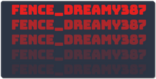 fence_dreamy387 XXL Gaming Mousepad