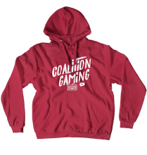 Coalition Gaming OG white logo (No-Zip/Pullover)