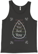 Be Your Best You Tank Top (WHT ink)
