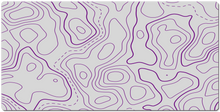 Purple Topographic XXL Gaming Mousepad