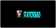 staticisdead Face XXL Gaming Mousepad