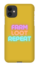 Farm Loot Repeat iPhone Cases