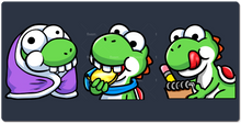 Yoshi Trio XXL Gaming Mousepad for Gamers Who Game
