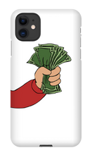 Toma mi dinero iPhone Phone Case White
